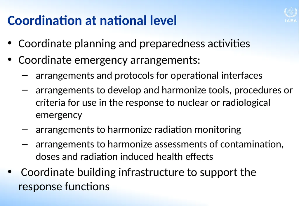 Roles and Responsibilities in Emergency - slide 18 of 28