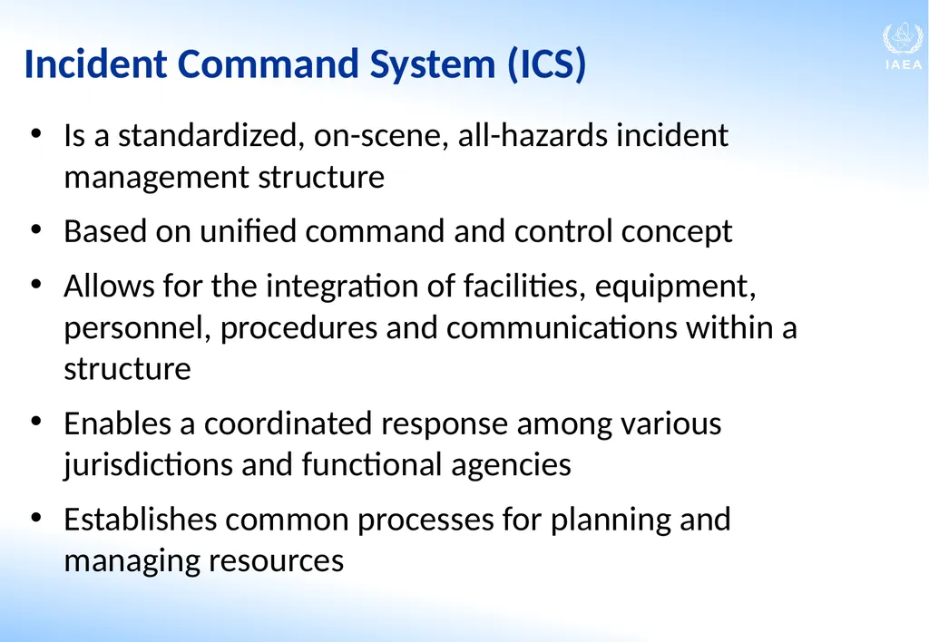 Roles and Responsibilities in Emergency - slide 19 of 28