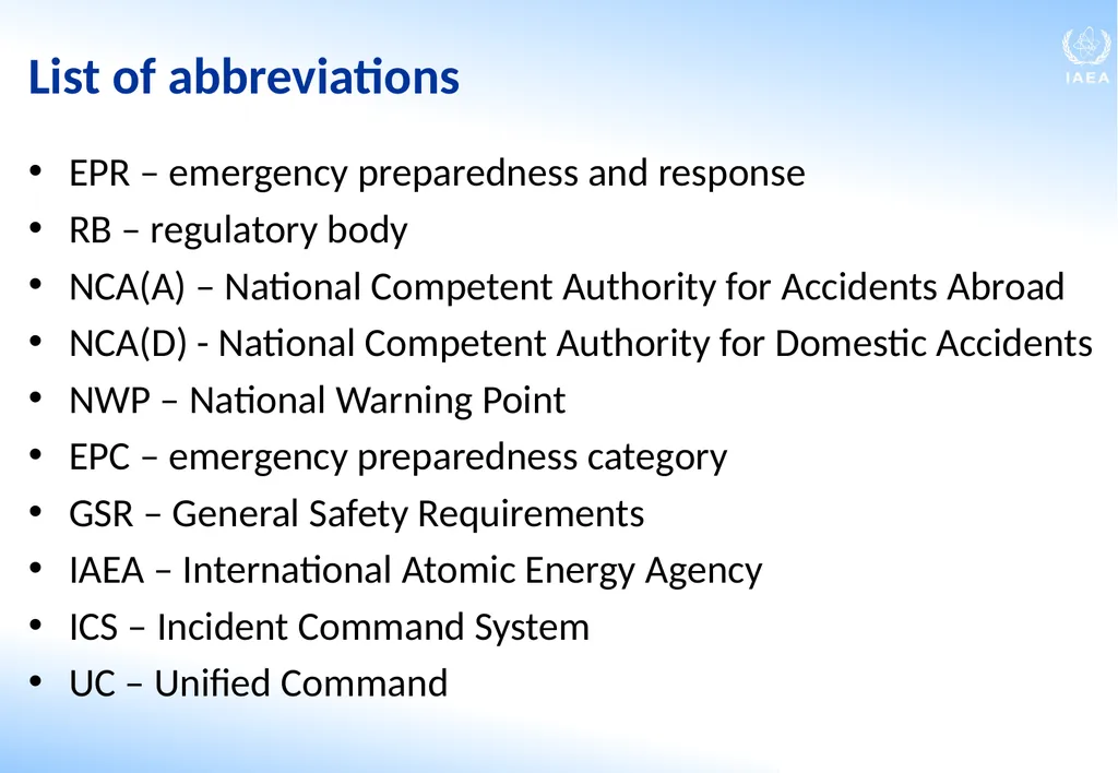 Roles and Responsibilities in Emergency - slide 26 of 28