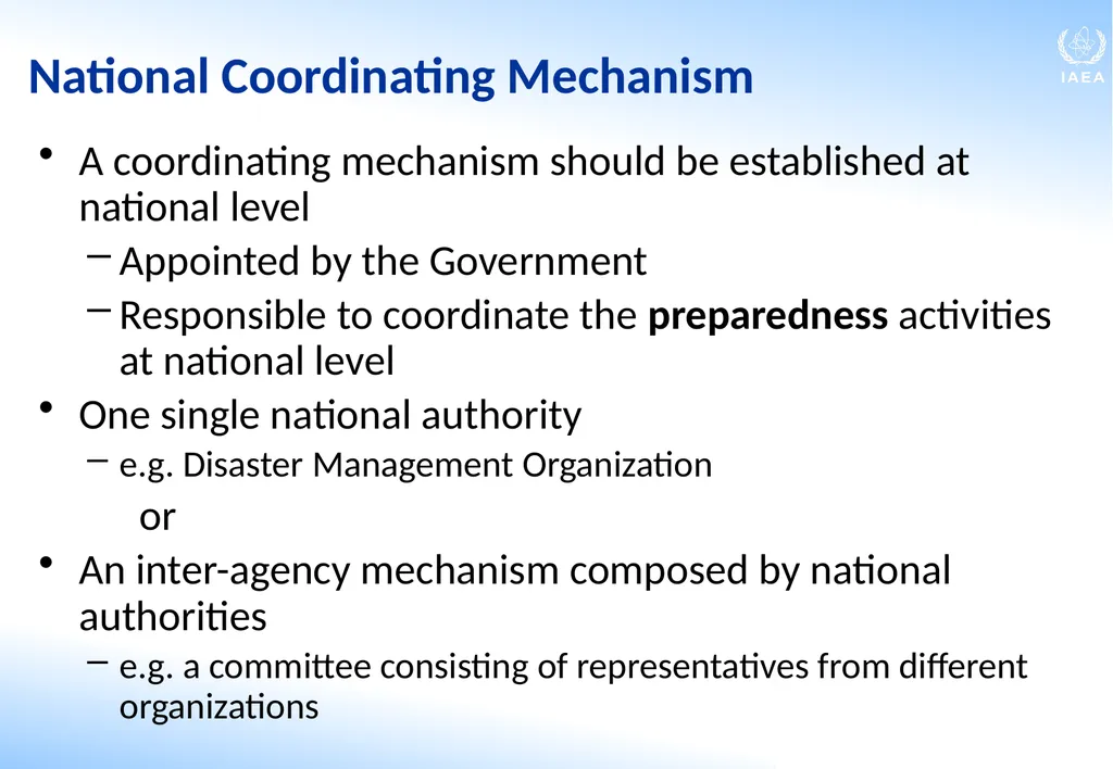 Roles and Responsibilities in Emergency - slide 6 of 28