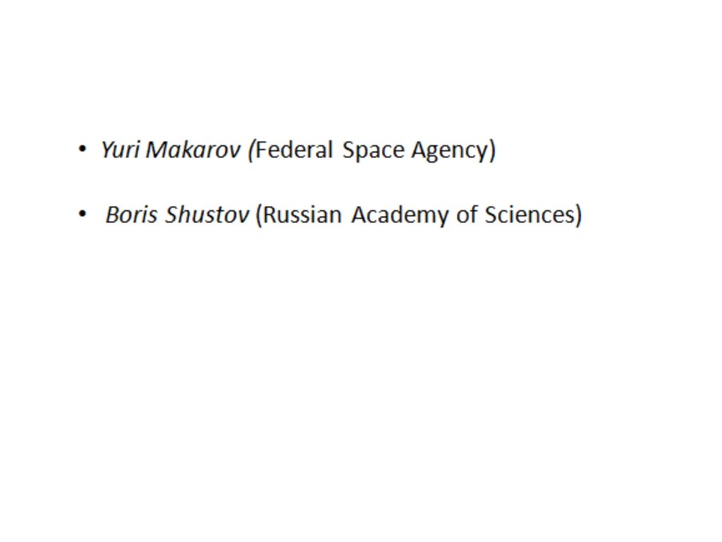 Roscosmos and RAS expressed their wish to - slide 7 of 7