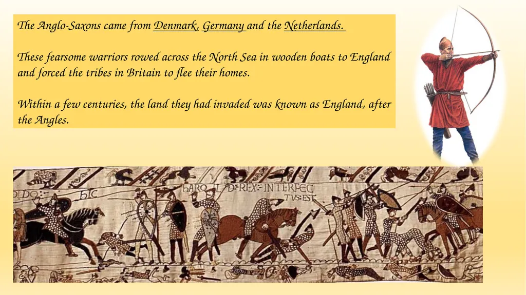 Anglo-Saxons WALT: understand who the Anglo-Saxons - slide 3 of 8