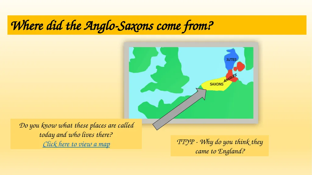 Anglo-Saxons WALT: understand who the Anglo-Saxons - slide 2 of 8