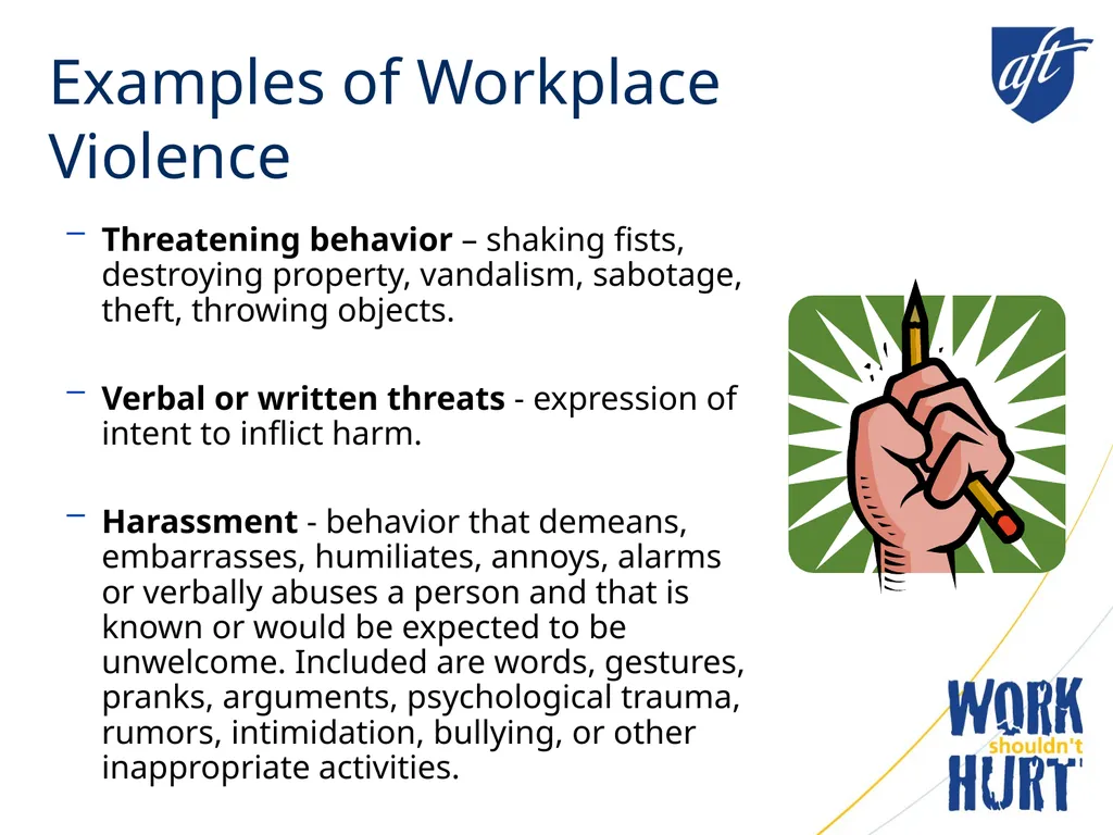 Workplace Violence “This material was produced - slide 4 of 10