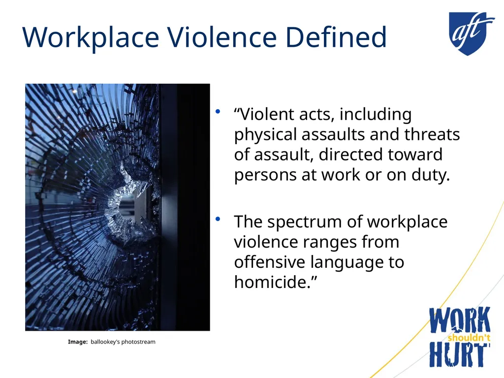 Workplace Violence “This material was produced - slide 3 of 10