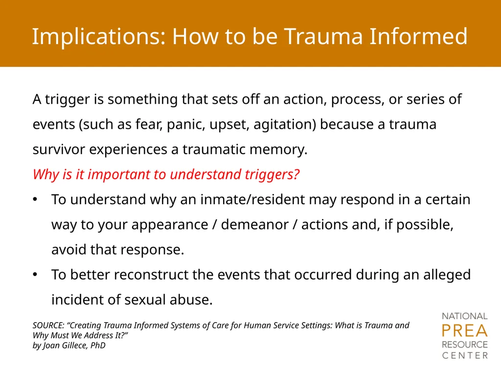 Module 4: Trauma and Victim Responses: - slide 12 of 32