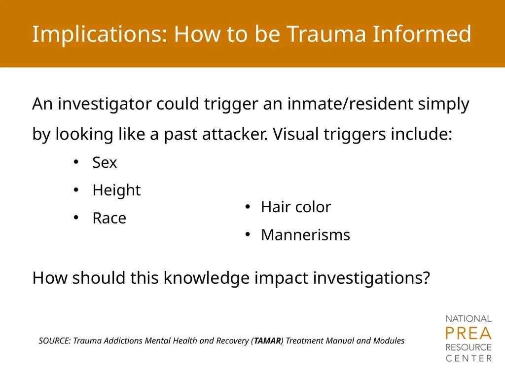 Module 4: Trauma and Victim Responses: - slide 30 of 32