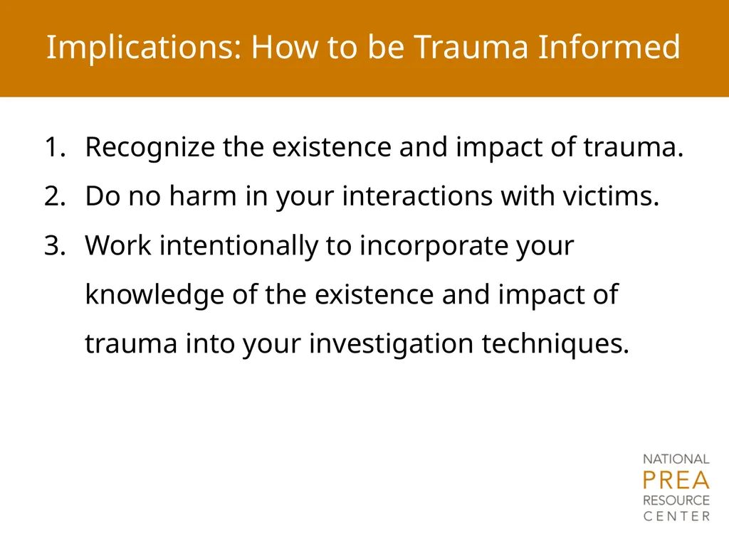 Module 4: Trauma and Victim Responses: - slide 31 of 32