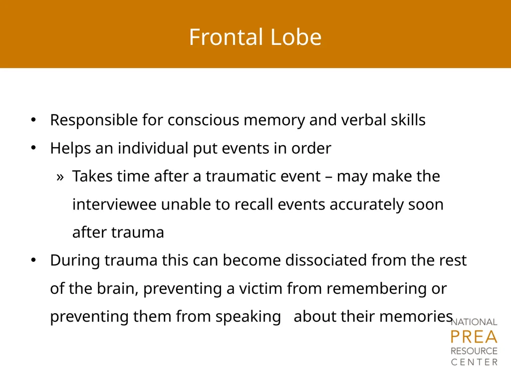 Module 4: Trauma and Victim Responses: - slide 10 of 32