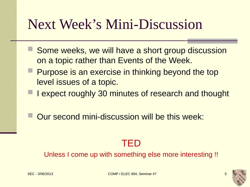 ELEC 694 COMP 694 Storage Scott Cutler - slide 5 of 10