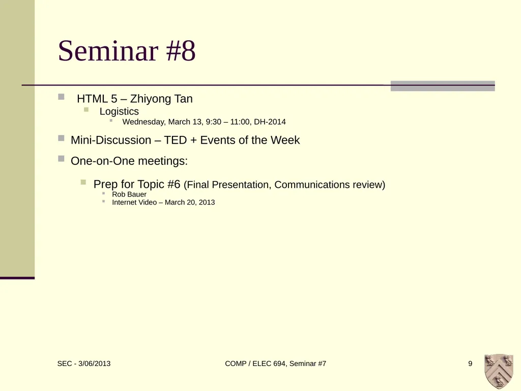 ELEC 694 COMP 694 Storage Scott Cutler - slide 9 of 10