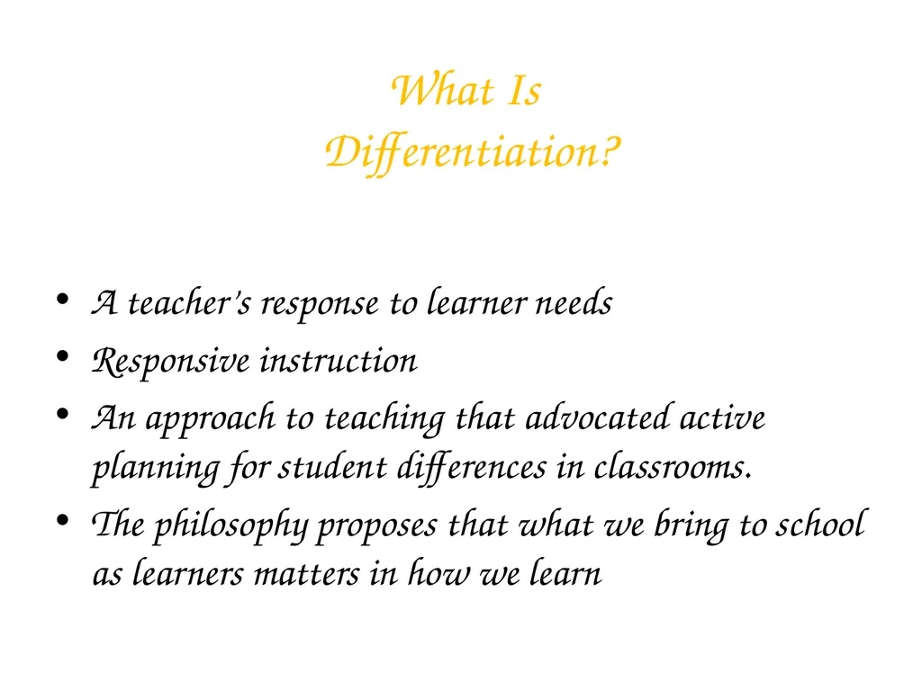 Differentiated Instruction Beginning Teacher - slide 5 of 24