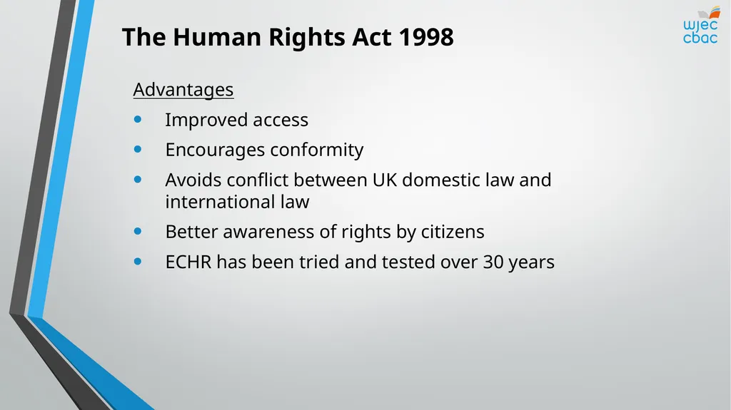 The rules and theory of human rights law Human - slide 16 of 22