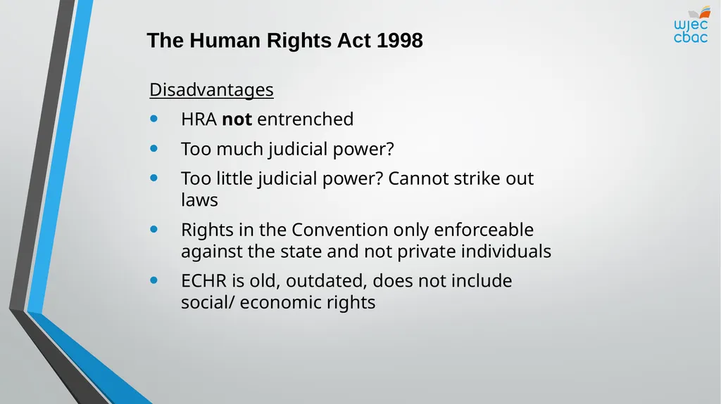 The rules and theory of human rights law Human - slide 17 of 22