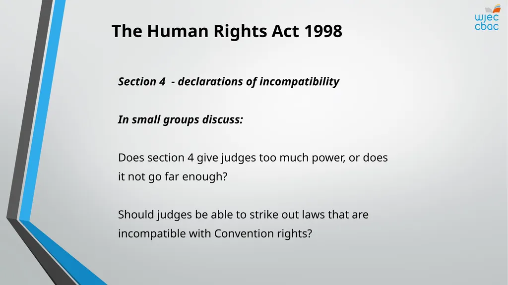 The rules and theory of human rights law Human - slide 13 of 22