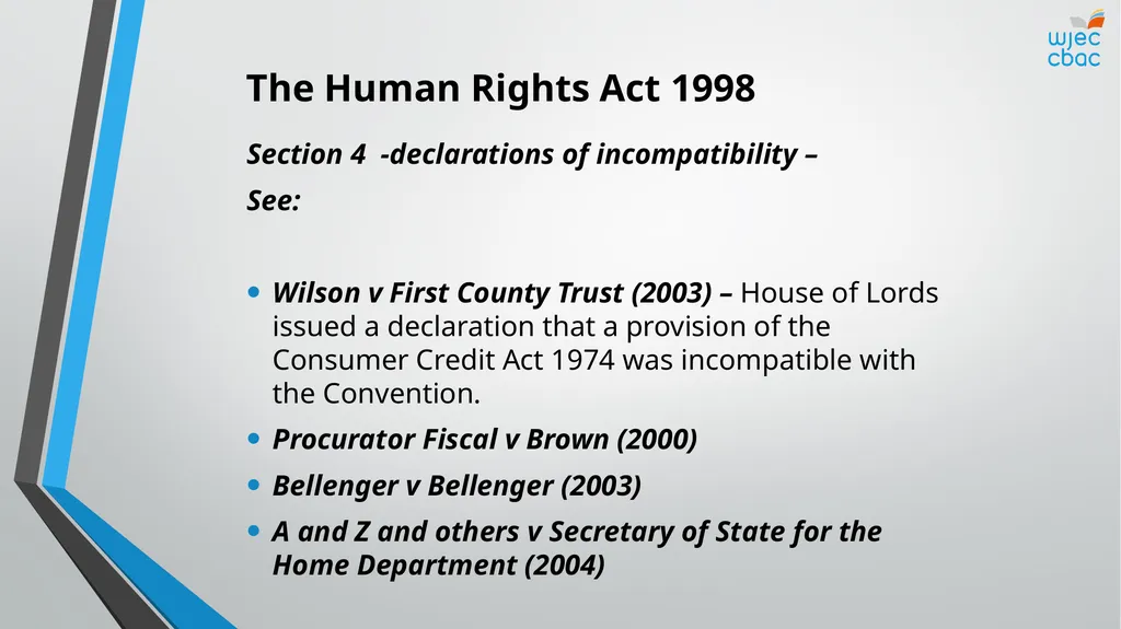 The rules and theory of human rights law Human - slide 12 of 22