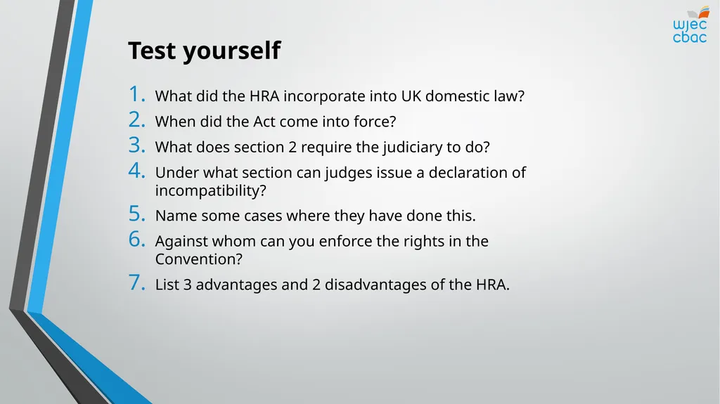 The rules and theory of human rights law Human - slide 22 of 22