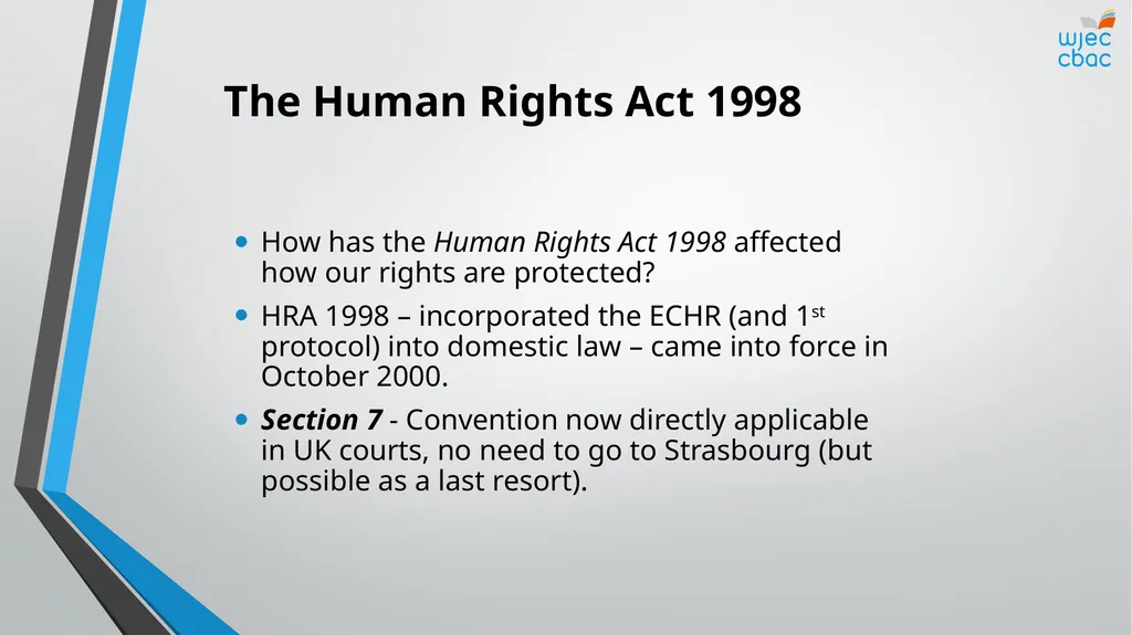 The rules and theory of human rights law Human - slide 3 of 22