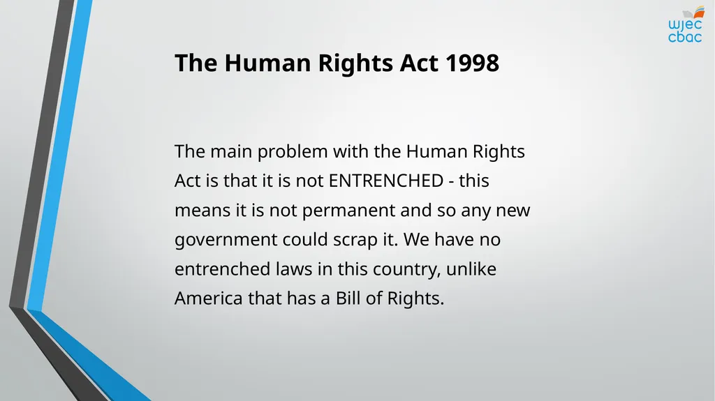 The rules and theory of human rights law Human - slide 18 of 22