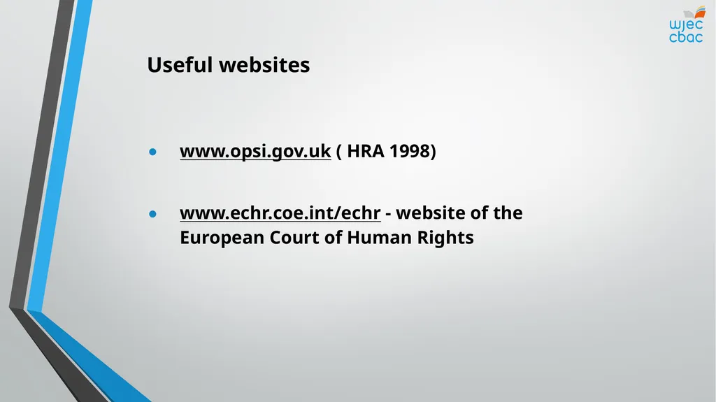 The rules and theory of human rights law Human - slide 21 of 22