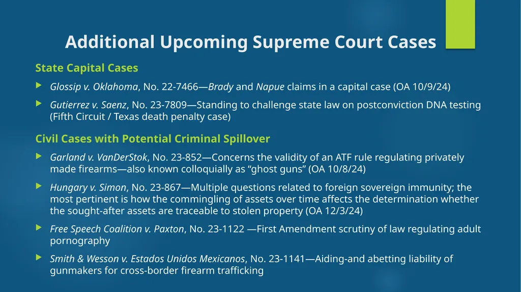 Supreme Court and Fifth Circuit Criminal Update - slide 52 of 53