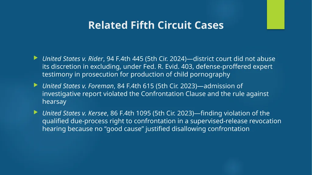 Supreme Court and Fifth Circuit Criminal Update - slide 28 of 53