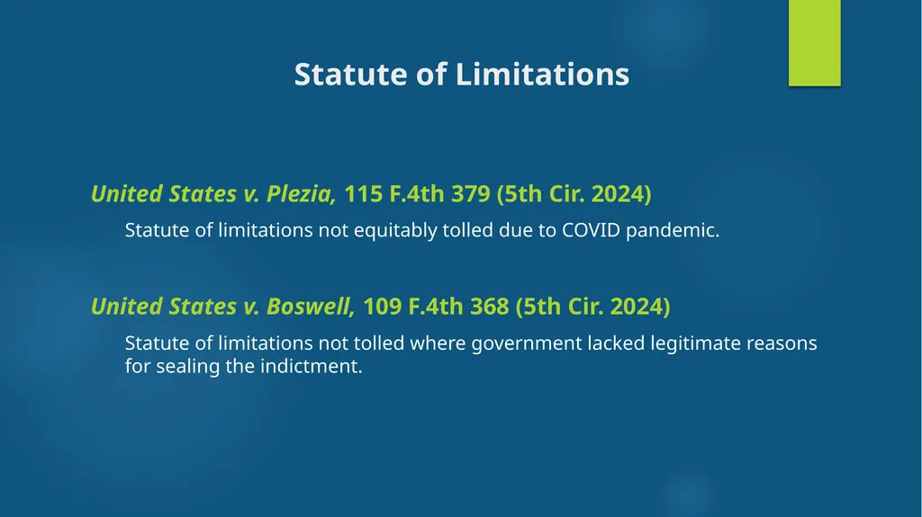 Supreme Court and Fifth Circuit Criminal Update - slide 51 of 53
