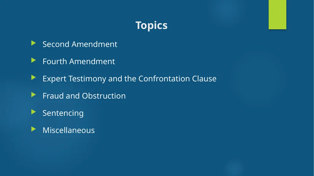 Supreme Court and Fifth Circuit Criminal Update - slide 2 of 53