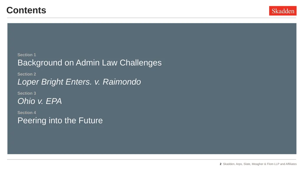 Tax Implications of Recent Admin Law Cases - slide 2 of 47