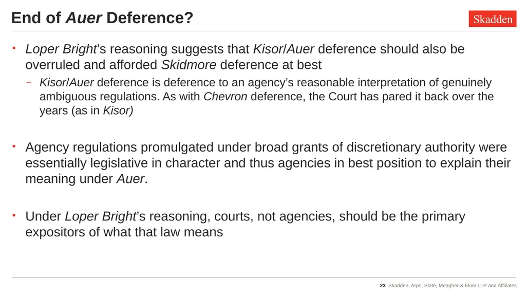 Tax Implications of Recent Admin Law Cases - slide 23 of 47