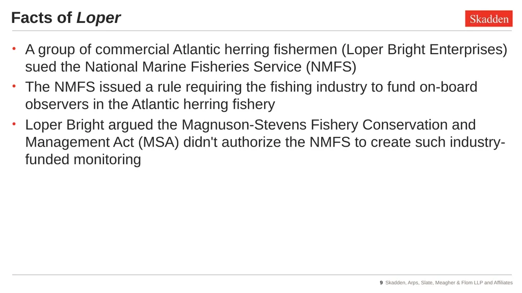 Tax Implications of Recent Admin Law Cases - slide 9 of 47