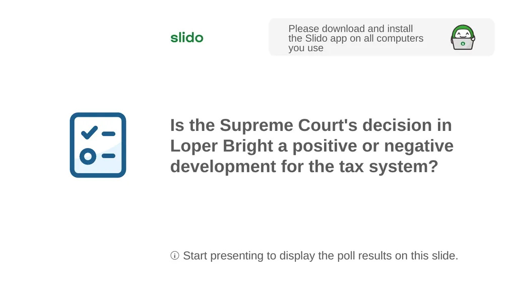 Tax Implications of Recent Admin Law Cases - slide 30 of 47