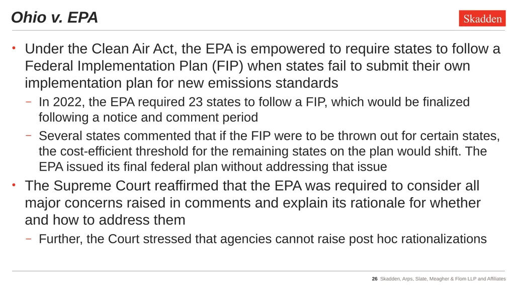 Tax Implications of Recent Admin Law Cases - slide 26 of 47