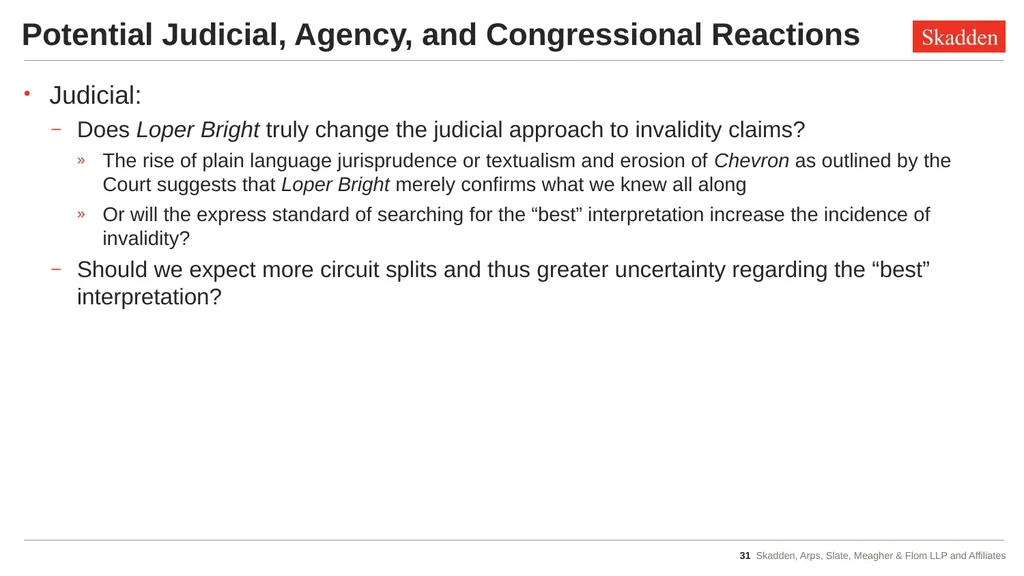 Tax Implications of Recent Admin Law Cases - slide 31 of 47
