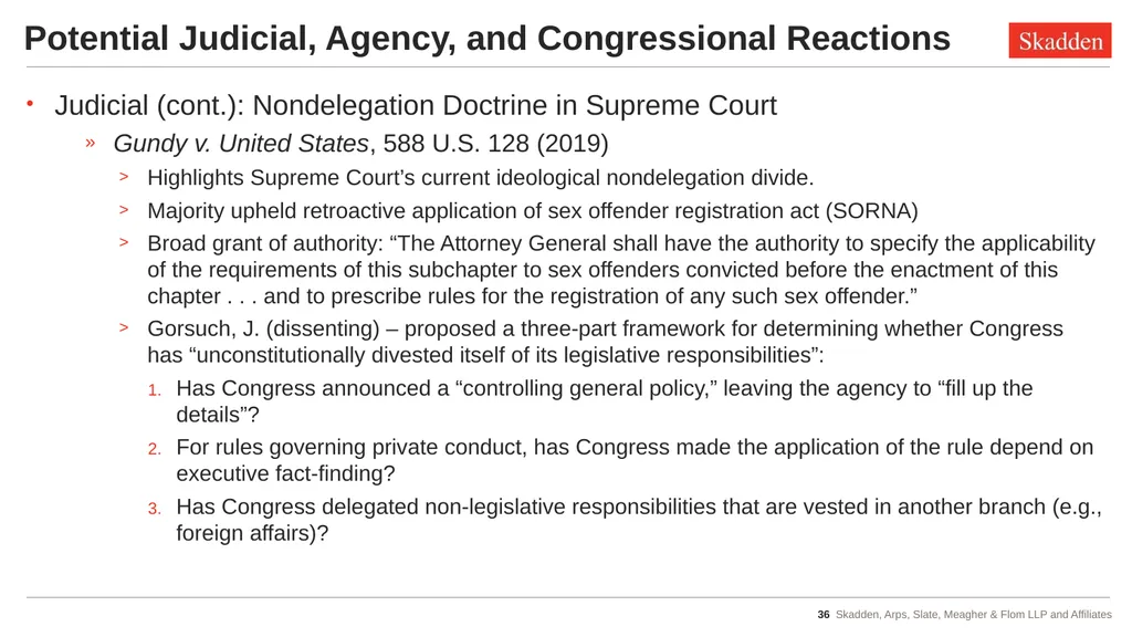 Tax Implications of Recent Admin Law Cases - slide 36 of 47