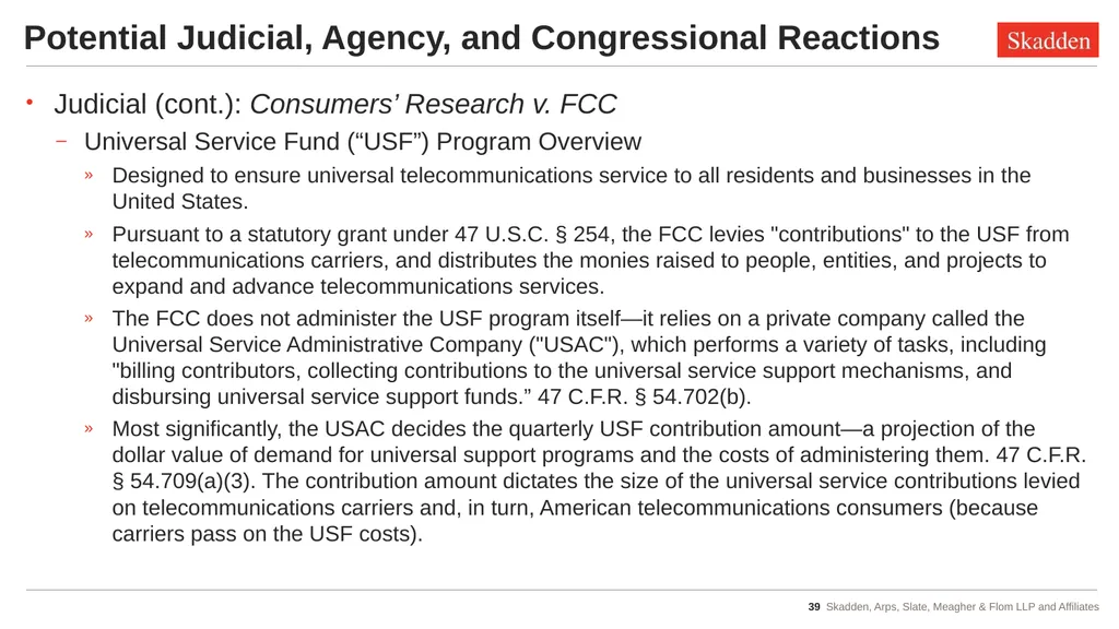 Tax Implications of Recent Admin Law Cases - slide 39 of 47