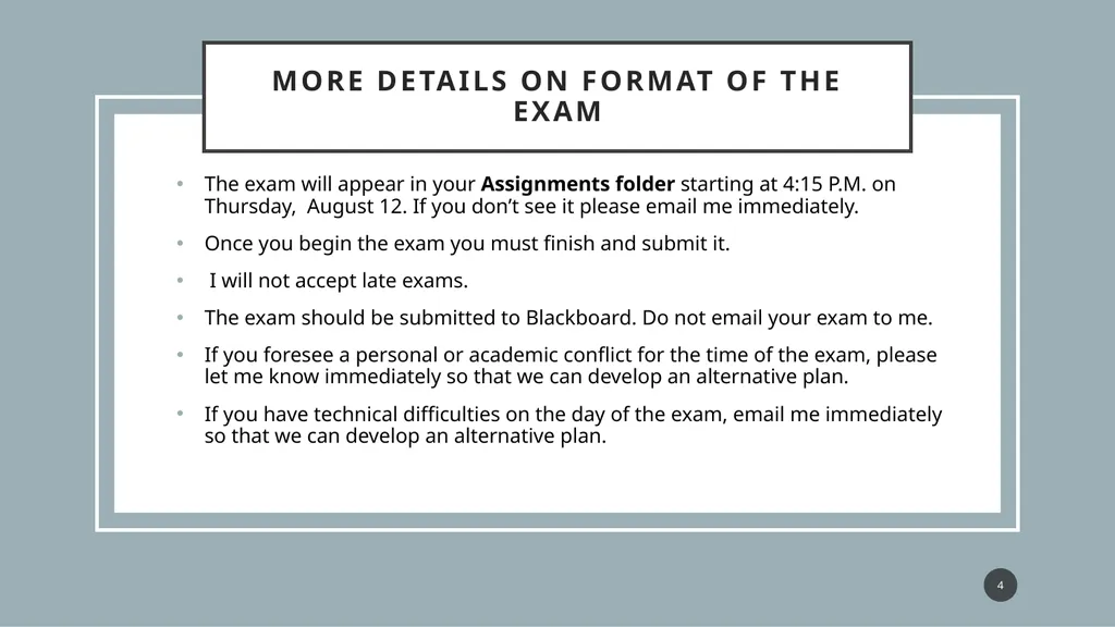 FLM 280: Exam Review Overview Holy smokes, it’s - slide 4 of 27