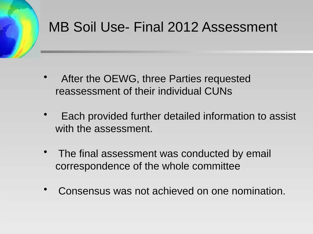 Critical Use Nominations: Final Recommendations - slide 7 of 34