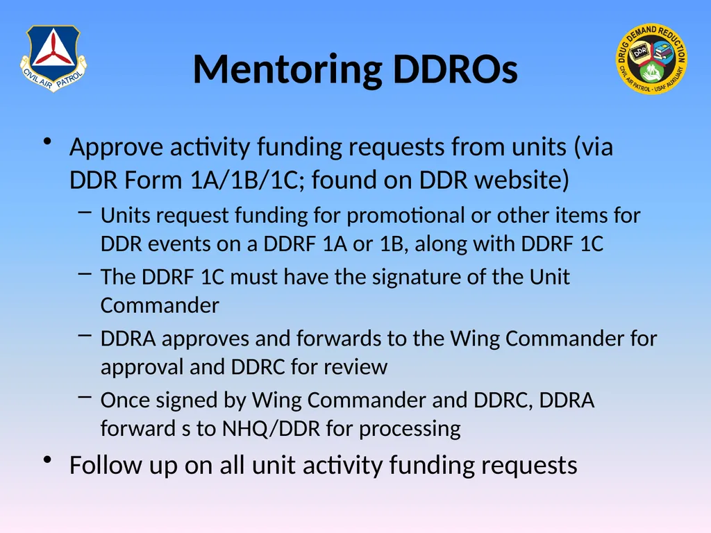 Drug Demand Reduction Administrator (DDRA) - slide 17 of 28