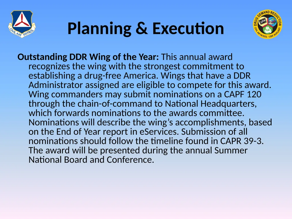 Drug Demand Reduction Administrator (DDRA) - slide 10 of 28