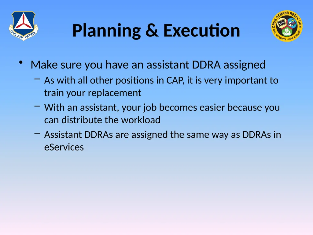 Drug Demand Reduction Administrator (DDRA) - slide 11 of 28