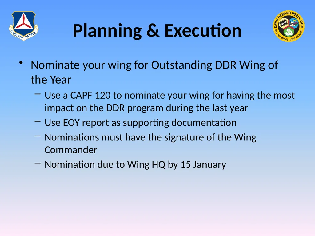 Drug Demand Reduction Administrator (DDRA) - slide 9 of 28
