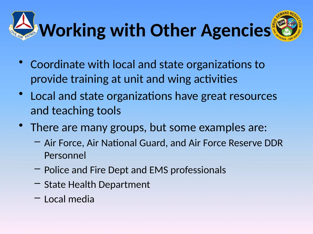 Drug Demand Reduction Administrator (DDRA) - slide 22 of 28