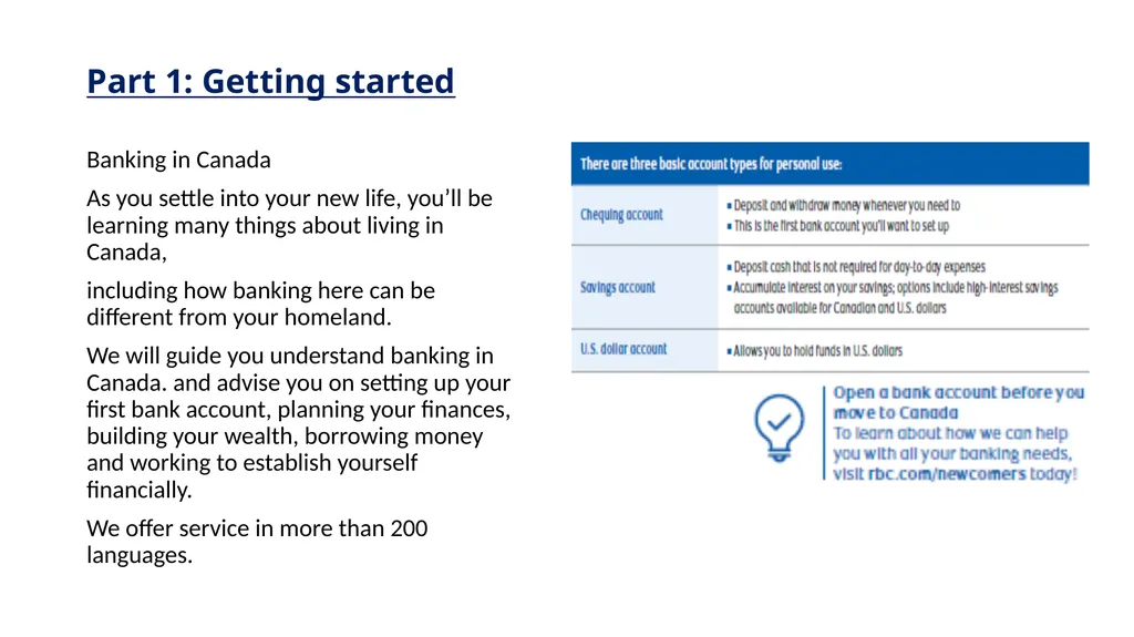 Understanding Banking in Canada Part 1: Getting - slide 2 of 6