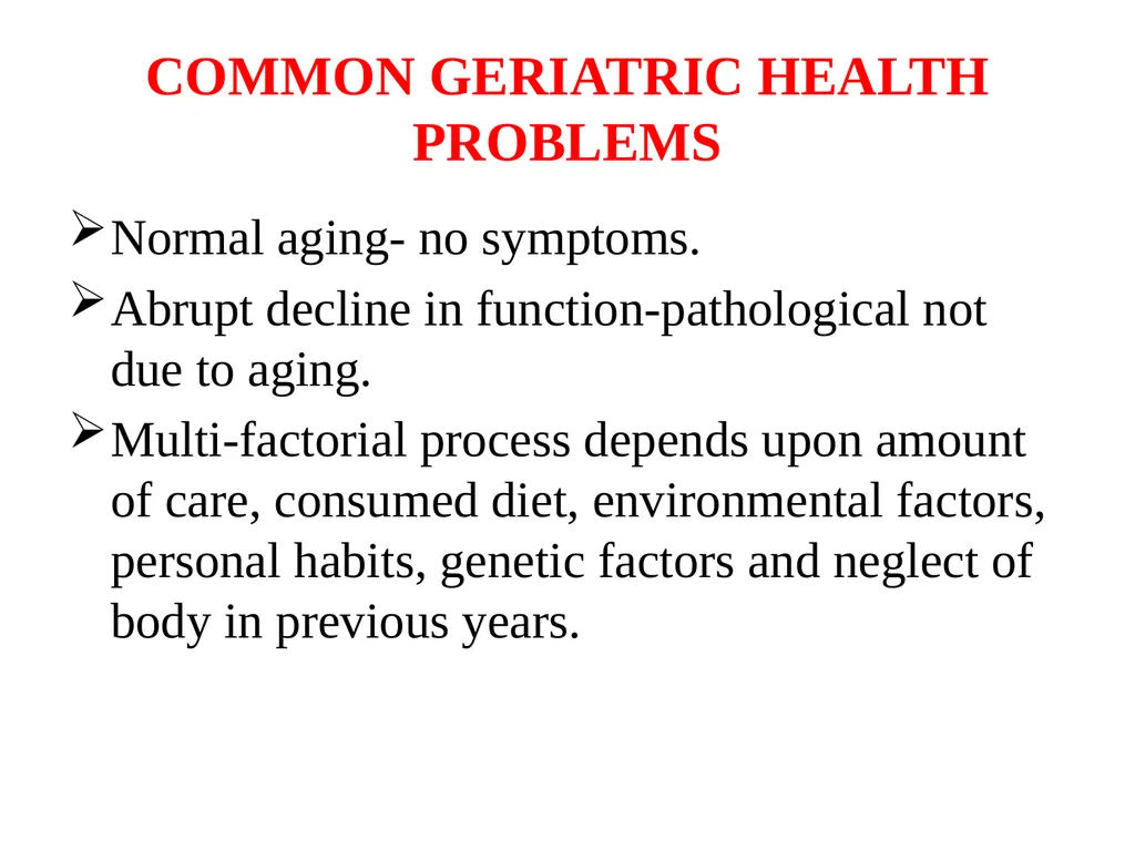 INDEX CASE OF GERIATRICS Name of investigator Date - slide 16 of 49