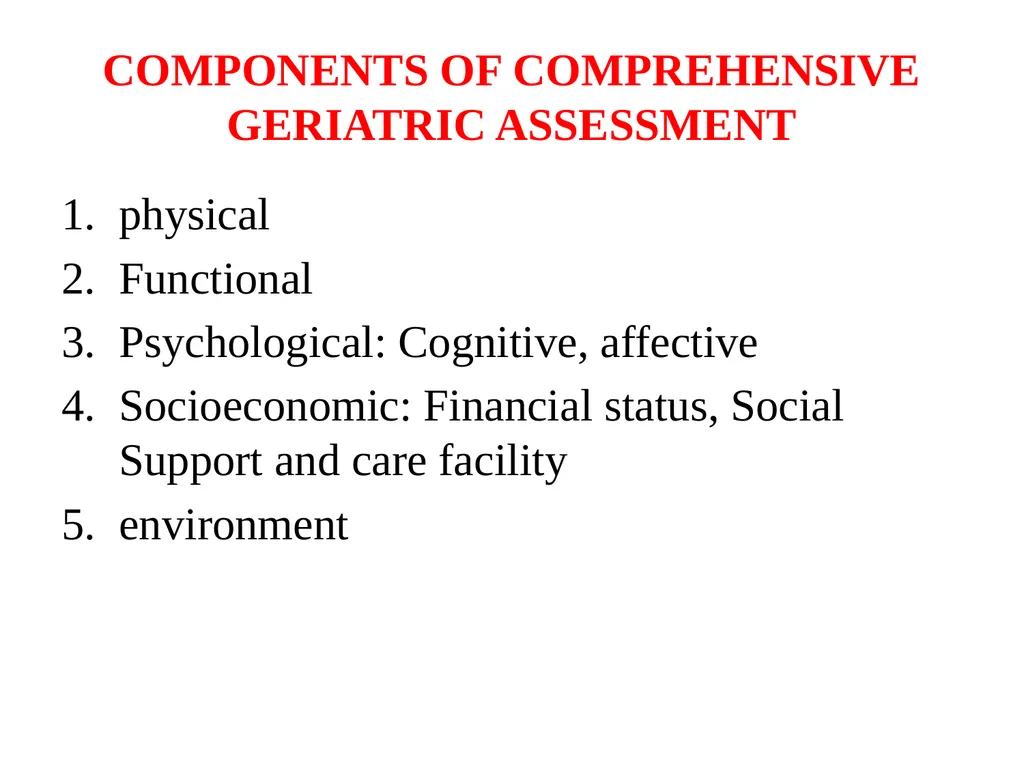 INDEX CASE OF GERIATRICS Name of investigator Date - slide 31 of 49