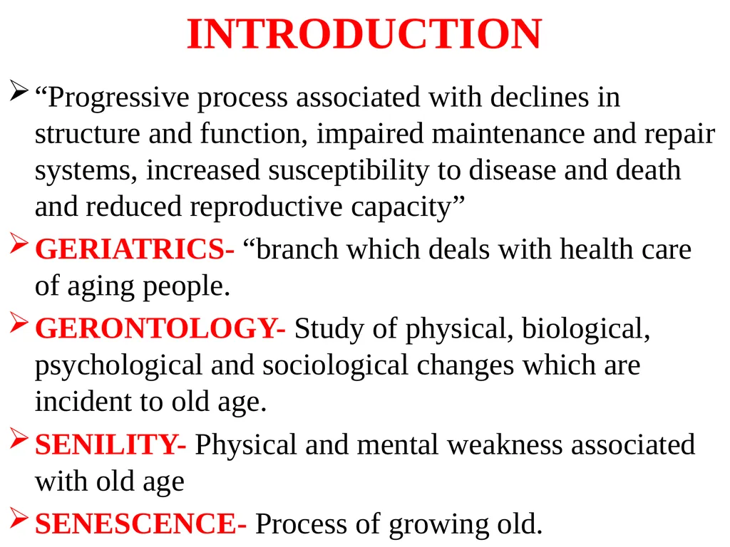 INDEX CASE OF GERIATRICS Name of investigator Date - slide 14 of 49
