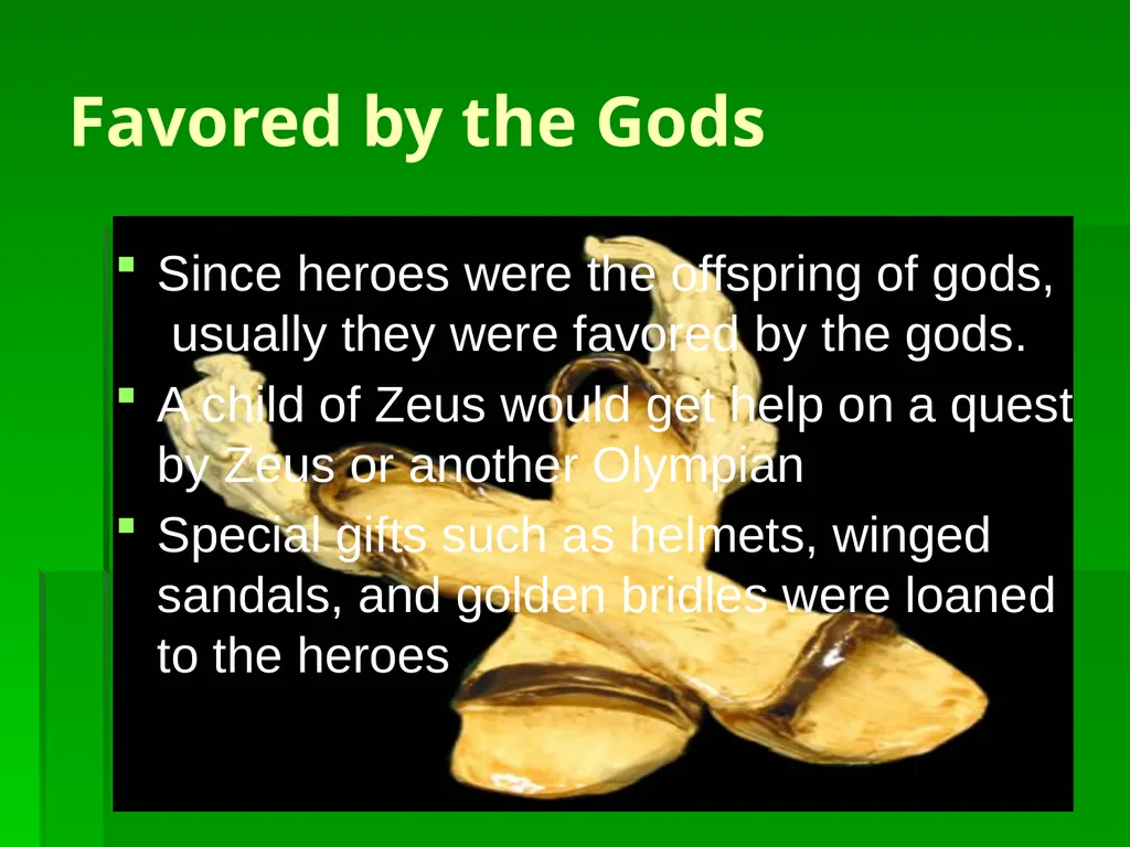 The Characteristics of the Greek Hero When we - slide 8 of 13