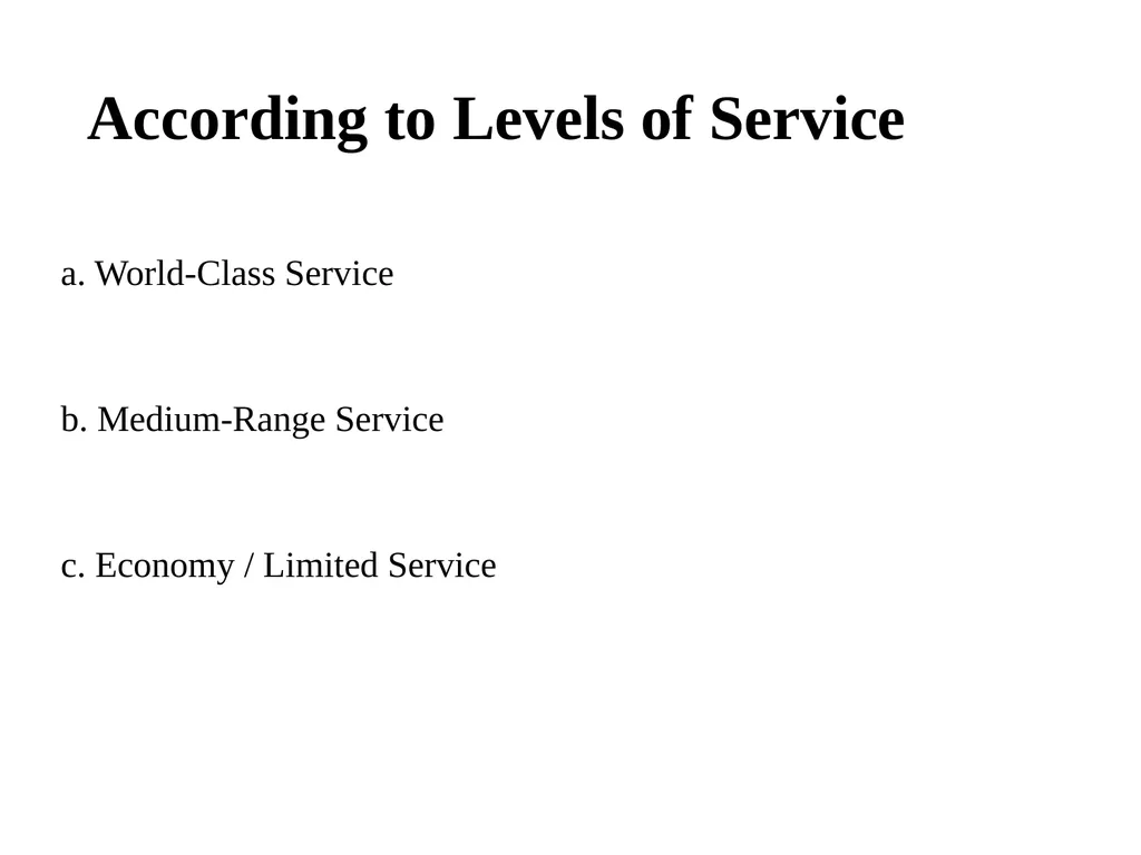 Hospitality Management Hospitality Hospitality is - slide 15 of 22