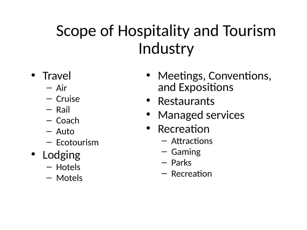 Hospitality Management Hospitality Hospitality is - slide 5 of 22